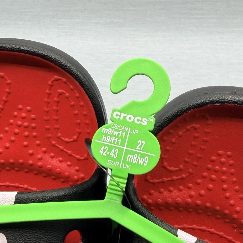 Crocs Star Wars Men's 9 Classic Slide V2 Darth Vader Glow in Dark Women's 11